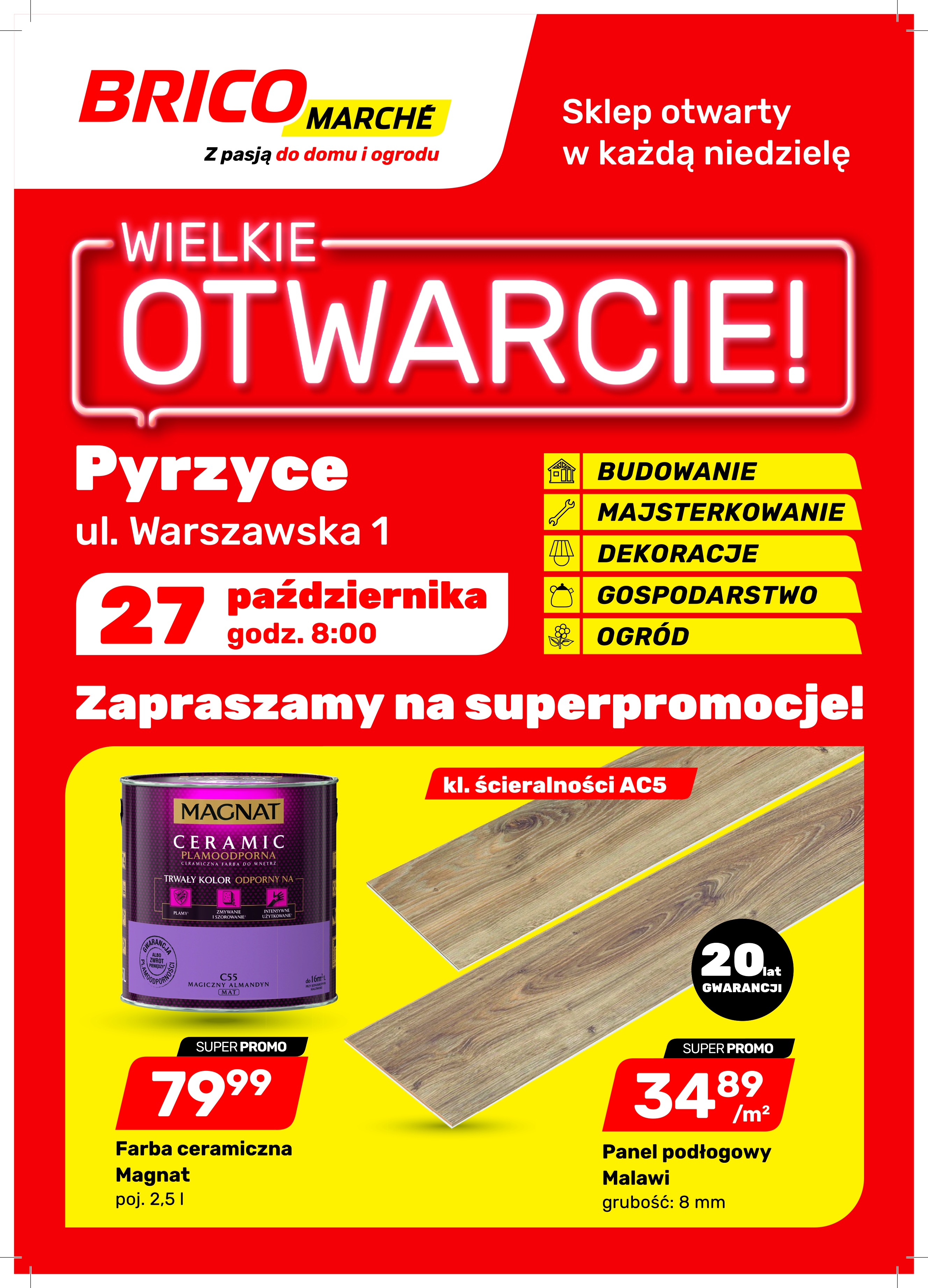 You are currently viewing W Pyrzycach wielkie otwarcie !!!