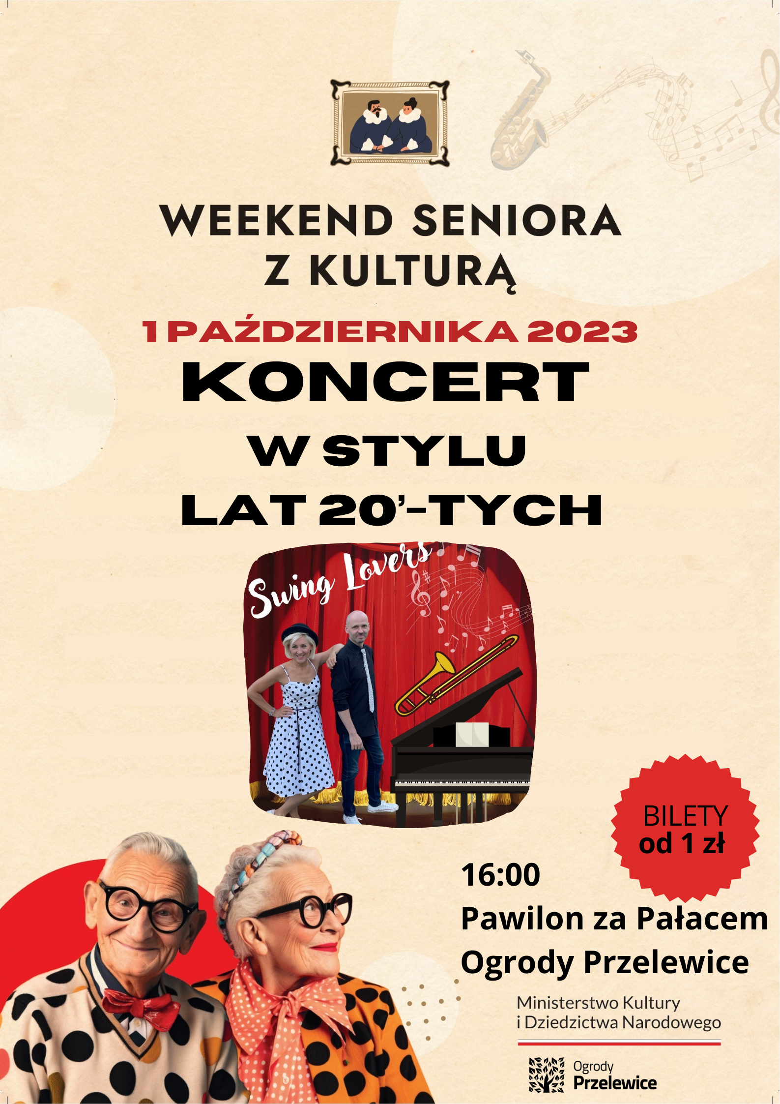 Read more about the article Koncert w stylu lat 20. w Ogrodach Przelewice
